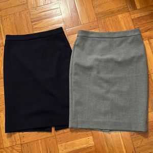 Jcrew No.2 lightweight wool pencil skirt